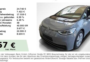 VW ID.3 42.400 km 24.740 &euro; Nürnberg 90431