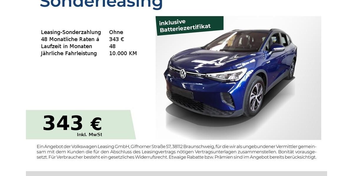 VW ID.4 30.150 km 24.640 &euro; Herzogenaurach 91074