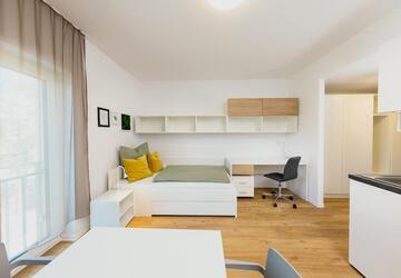 Wohnung Nürnberg Gleißhammer - 1 Zimmer, 27 m&sup2;, 544&euro; | Angebot:25235902