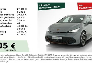 Cupra Born 28.850 km 27.440 &euro; Nürnberg 90441