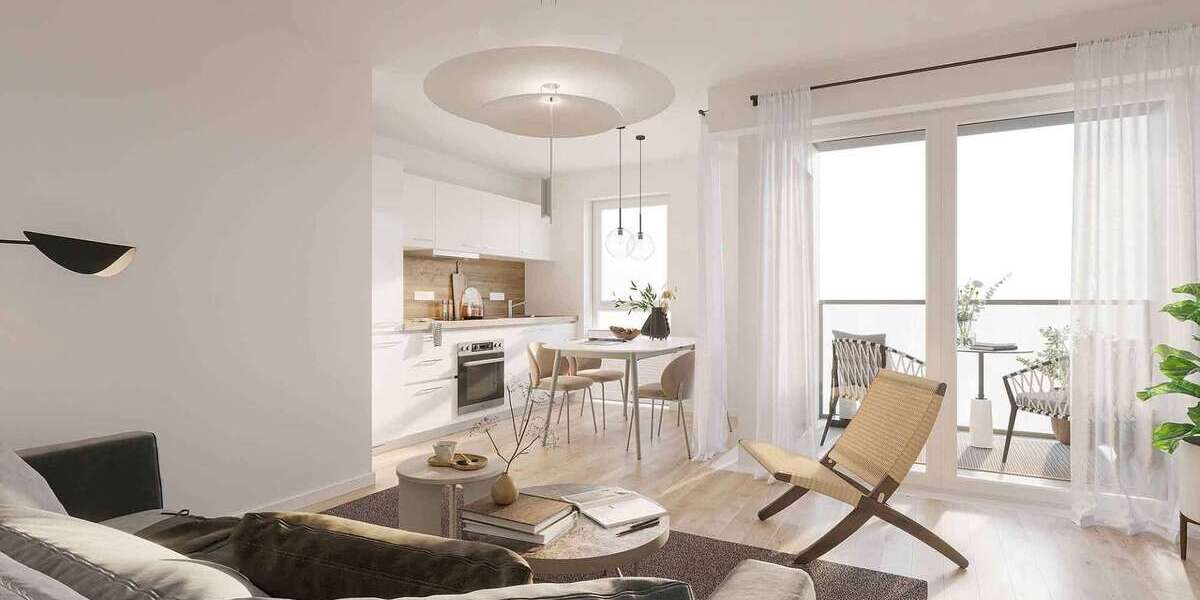 Etagenwohnung Erlangen Sebaldussiedlung - 2 Zimmer, 49 m&sup2;, 804&euro; | Angebot:27355518