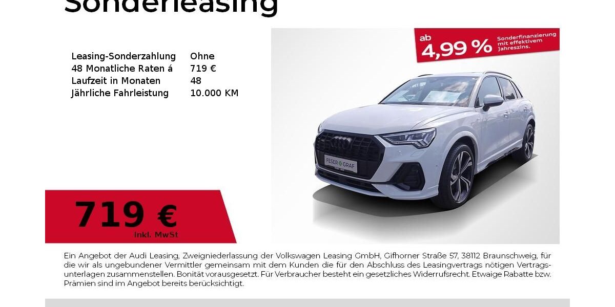 Audi Q3 6.500 km 51.980 &euro; Fürth 90763