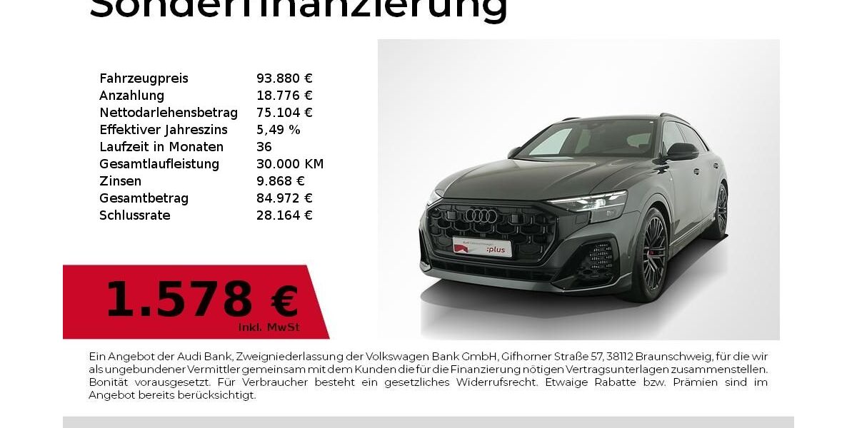 Audi Q8 17.880 km 93.880 &euro; Nürnberg 90441