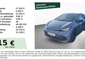 Cupra Born 19.900 km 27.950 &euro; Schwabach 91126