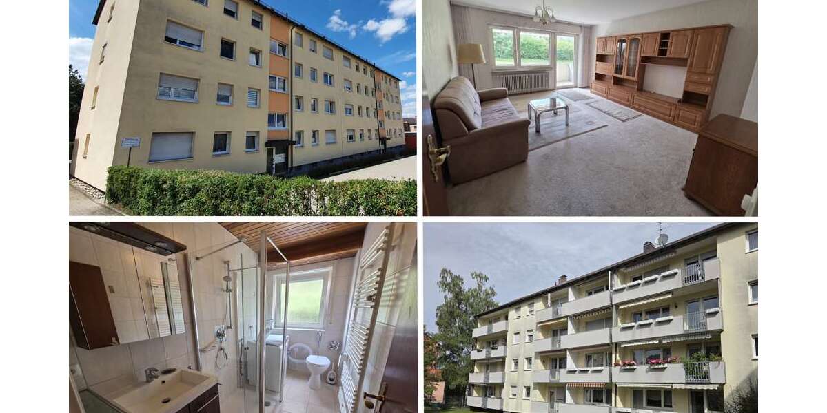 Etagenwohnung Schwabach - 3 Zimmer, 72 m&sup2;, 700&euro; | Angebot:27428142