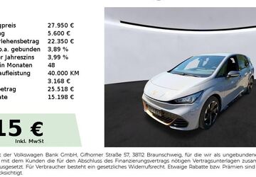 Cupra Born 19.900 km 27.950 &euro; Schwabach 91126